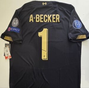 2019/20 NEW BALANCE LIVERPOOL #1 BECKER UCL GOALKEEPER SOCCER JERSEY MT939003